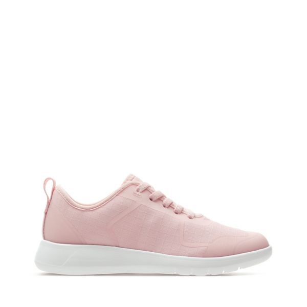 Clarks Girls Scape Soar Kid Trainers Pink | CA-7410582